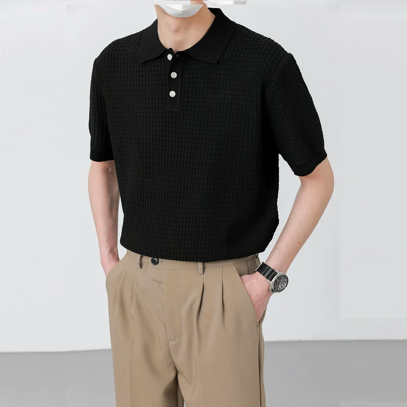 Marco Textured Knitted Polo Shirt