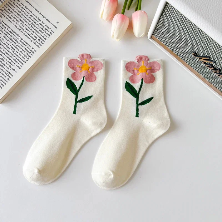 Daisy Floral Sock Set
