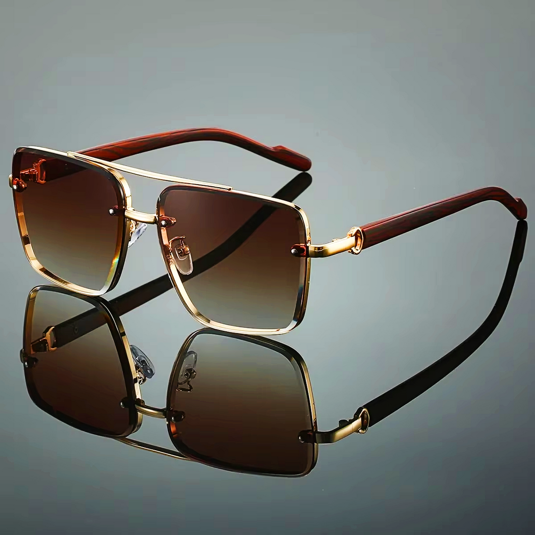 Don Gold Frame Sunglasses