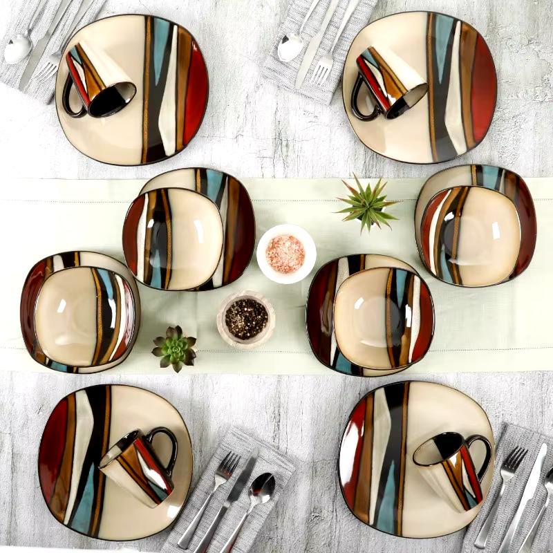 Kai Terra 16-Piece Dinnerware Set Stoneware