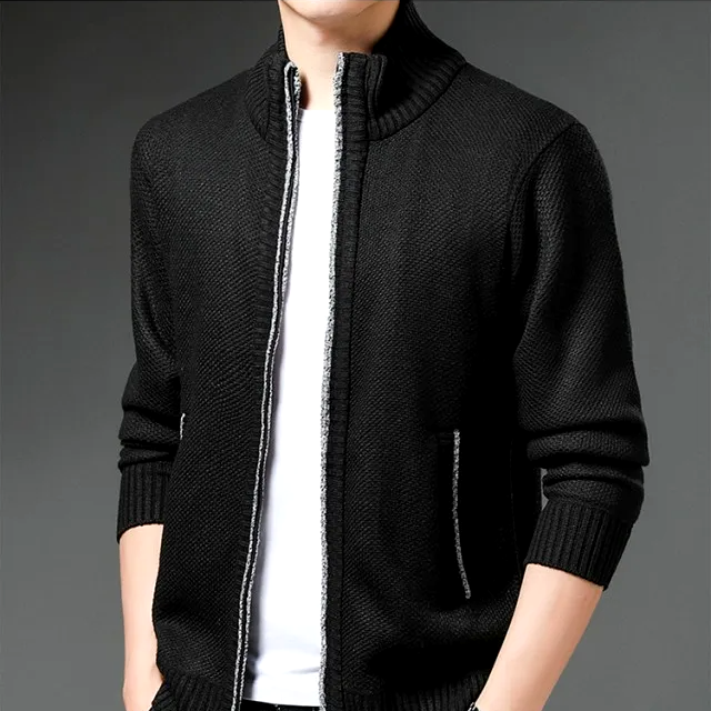 Heritage Knit Zip Cardigan