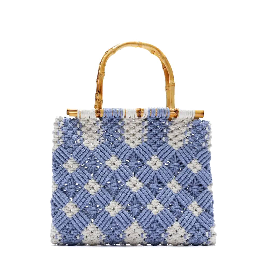 Santorini Handwoven Handbag