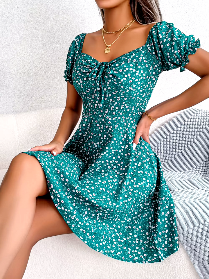 Elliatt Floral A-Line Mini Dress