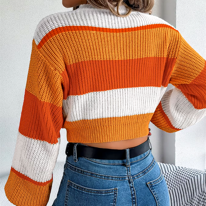 Florence Striped Knit Sweater