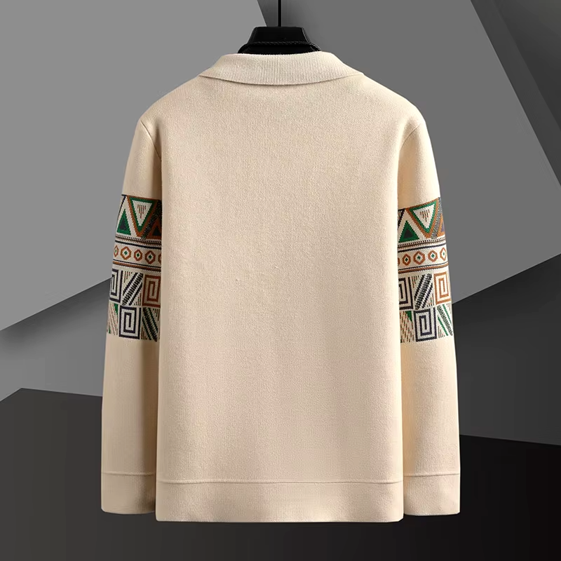 Aztec Wool Knit Jacket