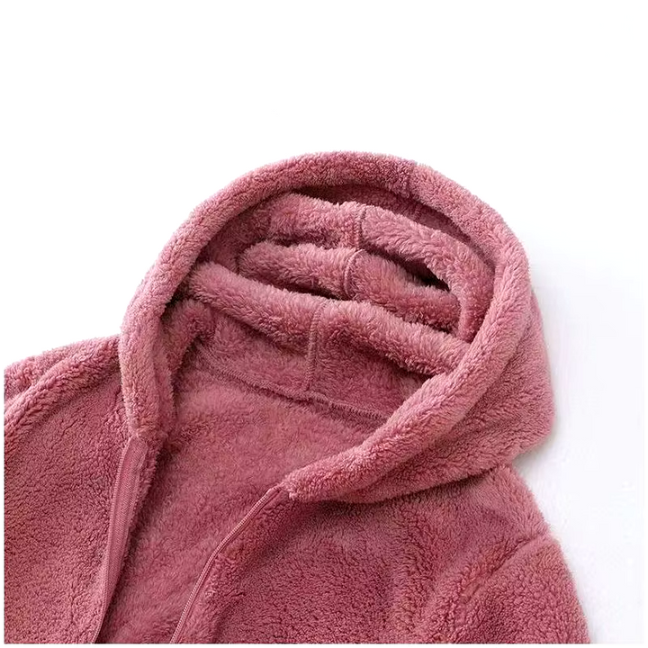 Snuggly Hooded Fleece Jacket