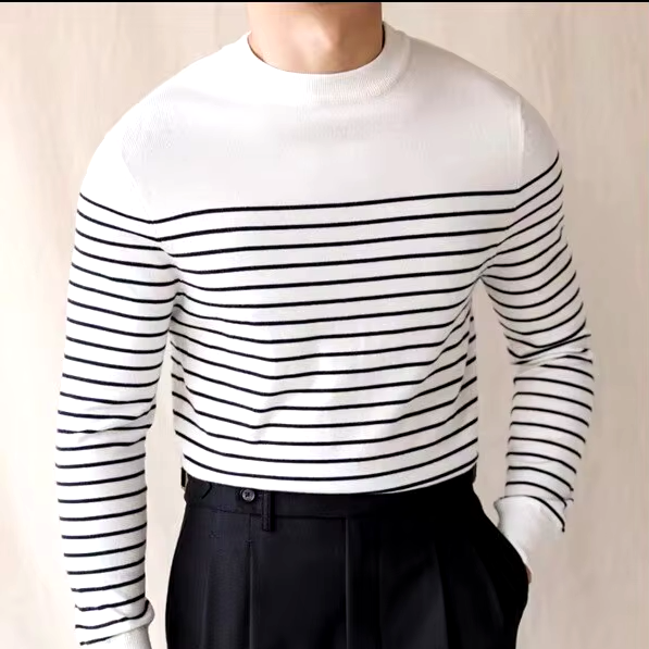 Boucle Stripe Sweater