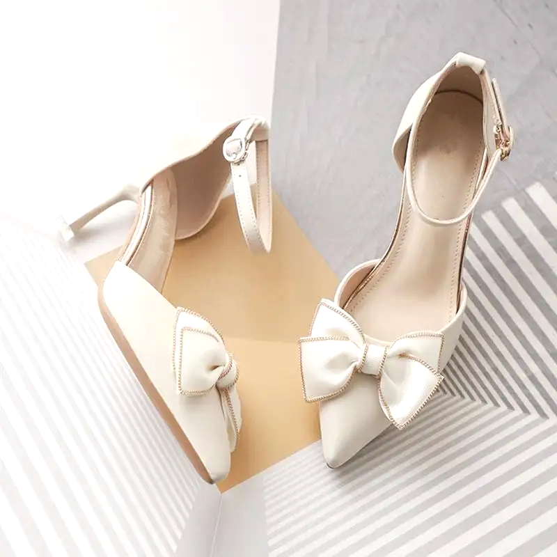Olivine Bow High Heel