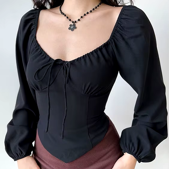 Anna Satin Corset Top