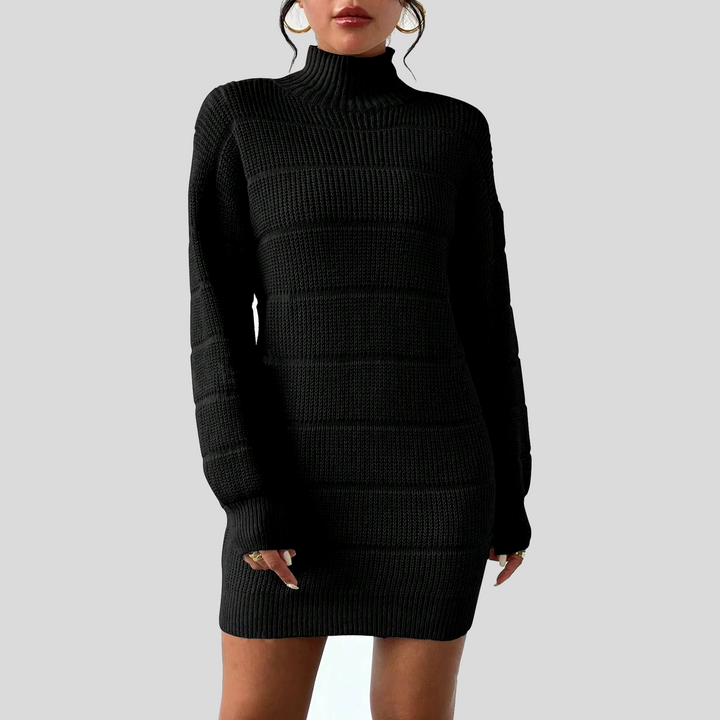 Cleo Knit Turtleneck Dress