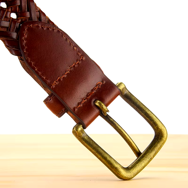 Dante Braided Leather Belt