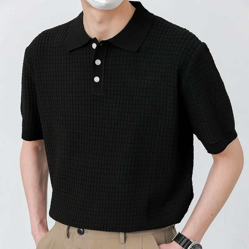 Marco Textured Knitted Polo Shirt