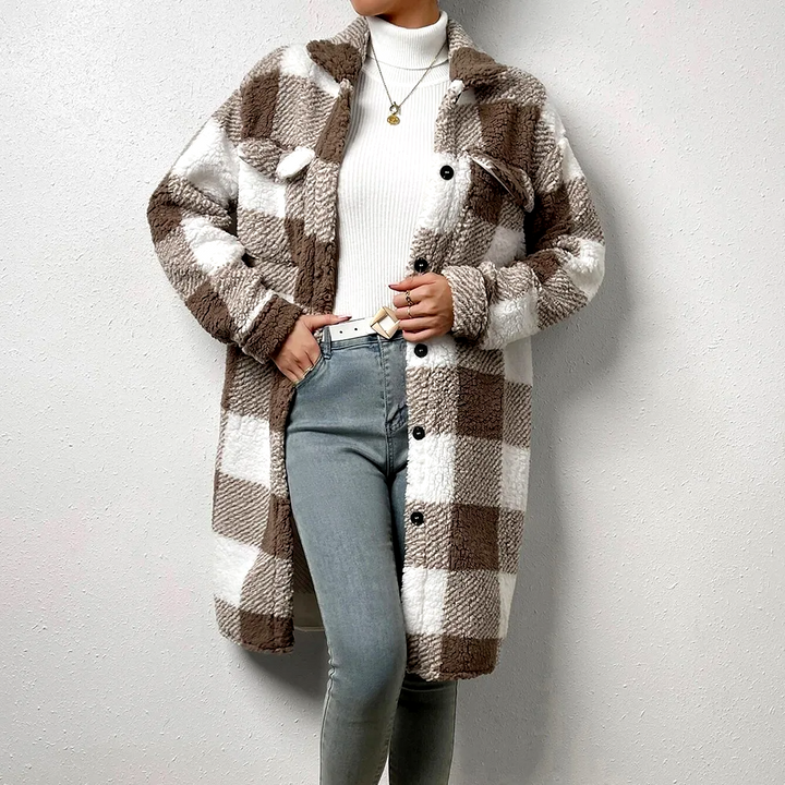 Verona Plaid Coat