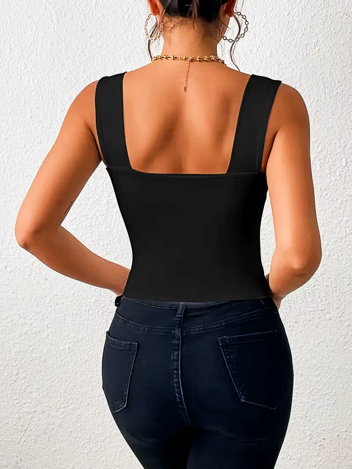 Taylor Square Strap Crop Top