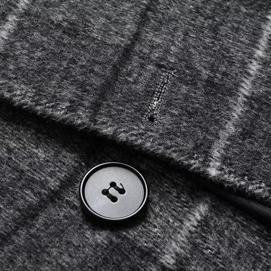 Harris Wool Plaid Overcoat