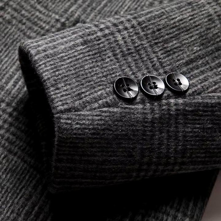 Harris Plaid Wool Blazer