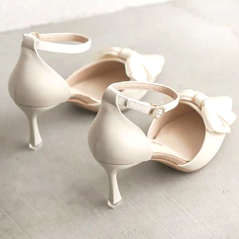 Olivine Bow High Heel