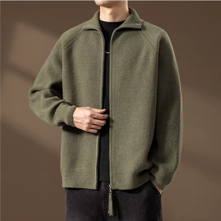 Inuit Wool Full Zip Sweater