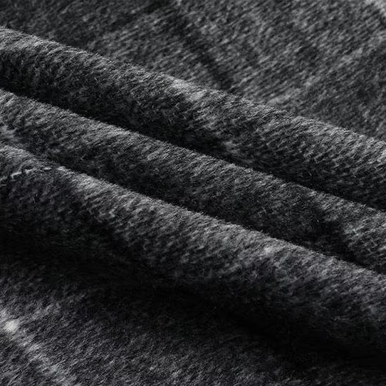 Harris Wool Plaid Overcoat