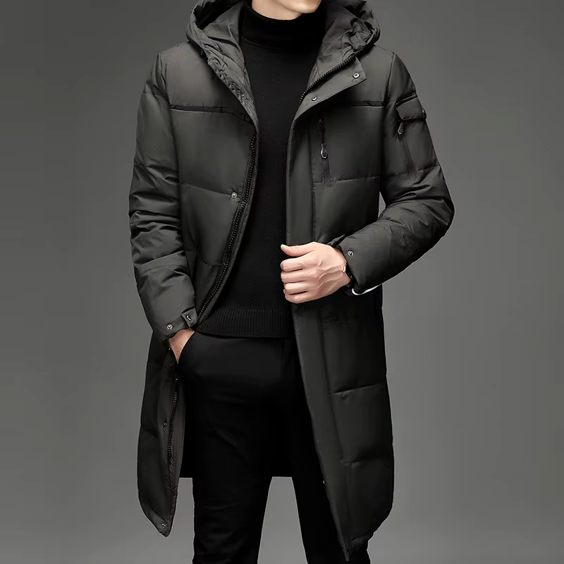 Wayne Long Quilted Parka Jacket