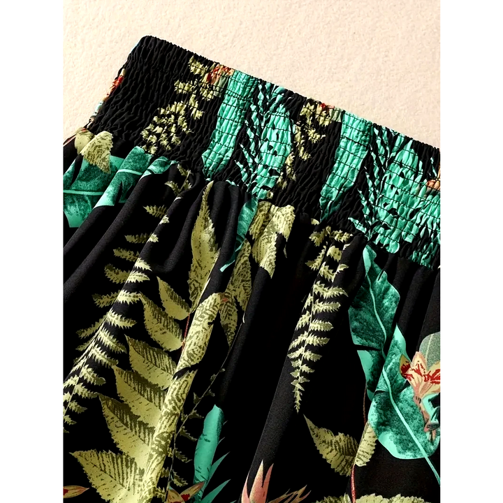 Imara Floral Straight-Leg Pants