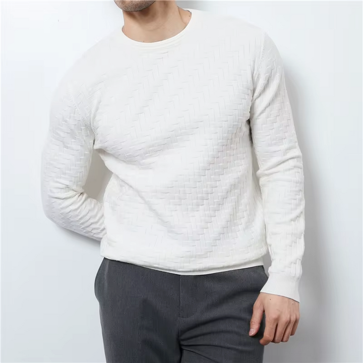 Aston Textured Pattern Sweater