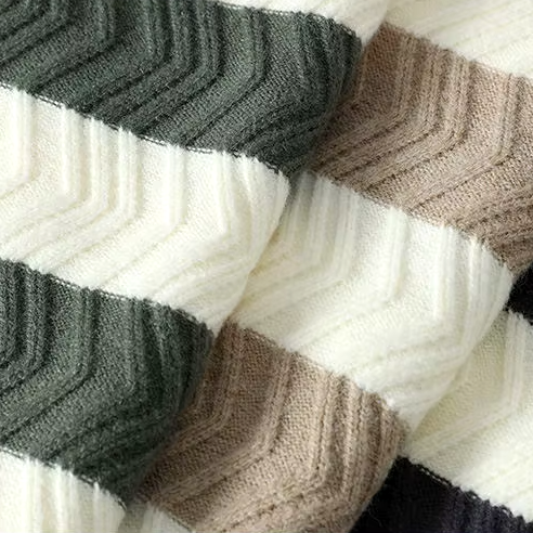 Chevron Striped Sweater