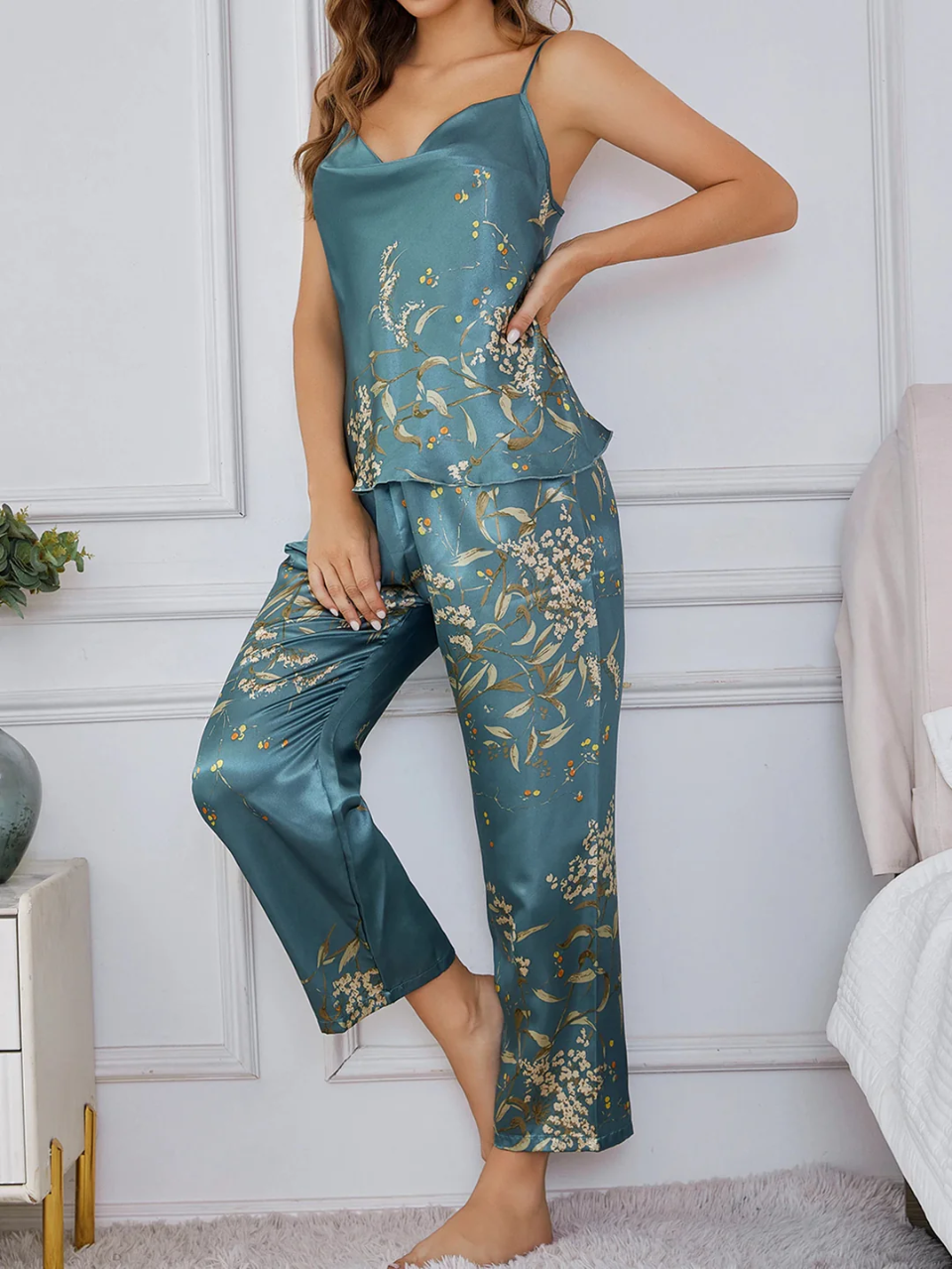 Velure Satin Lounge Set