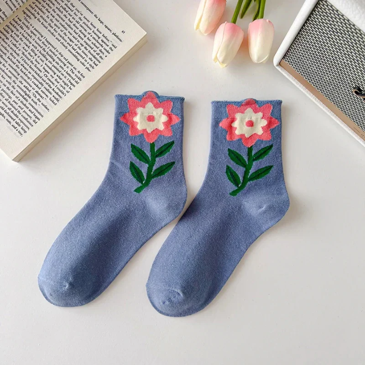 Daisy Floral Sock Set