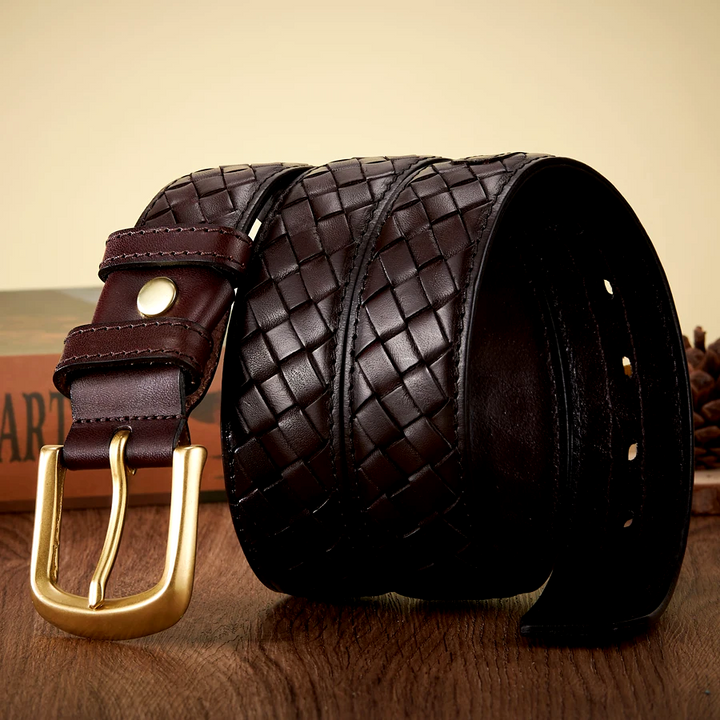 Baxter Woven Leather Belt