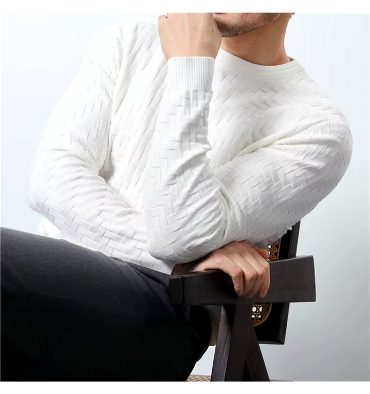 Aston Textured Pattern Sweater