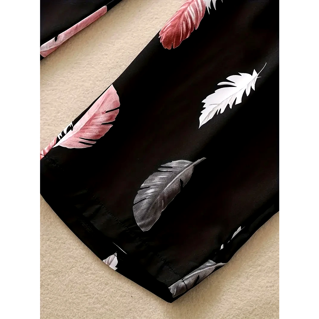 Imara Floral Straight-Leg Pants