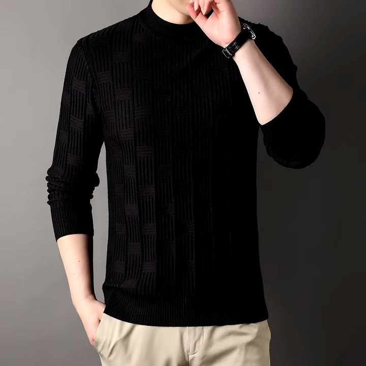 Aston Jacquard Crewneck Sweater