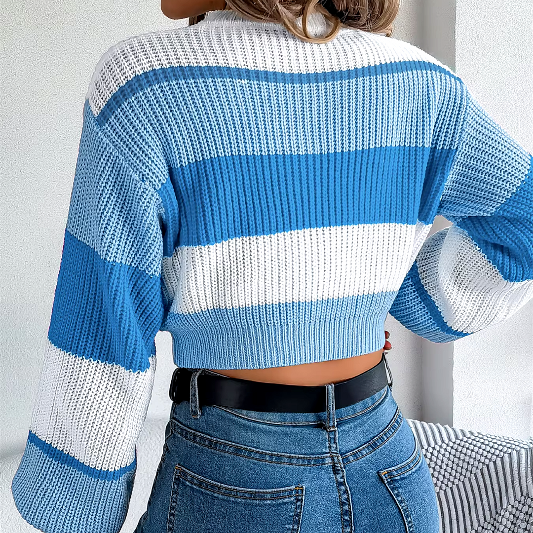 Florence Striped Knit Sweater