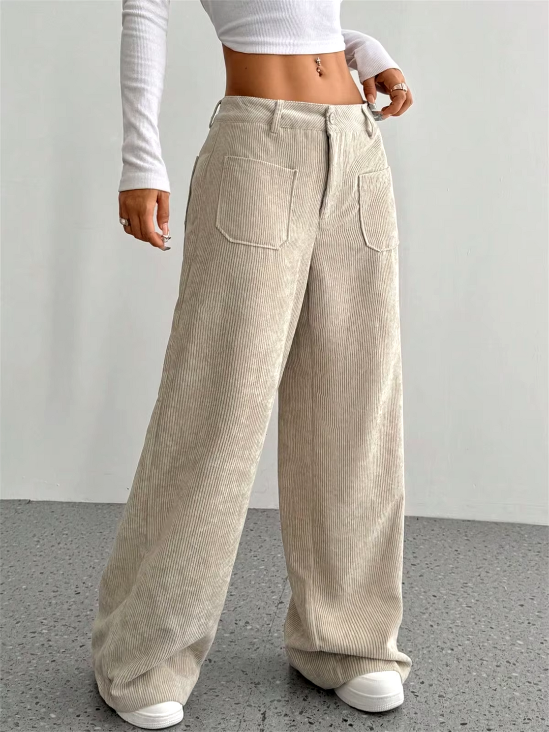 Brooke Corduroy Wide Leg Pant