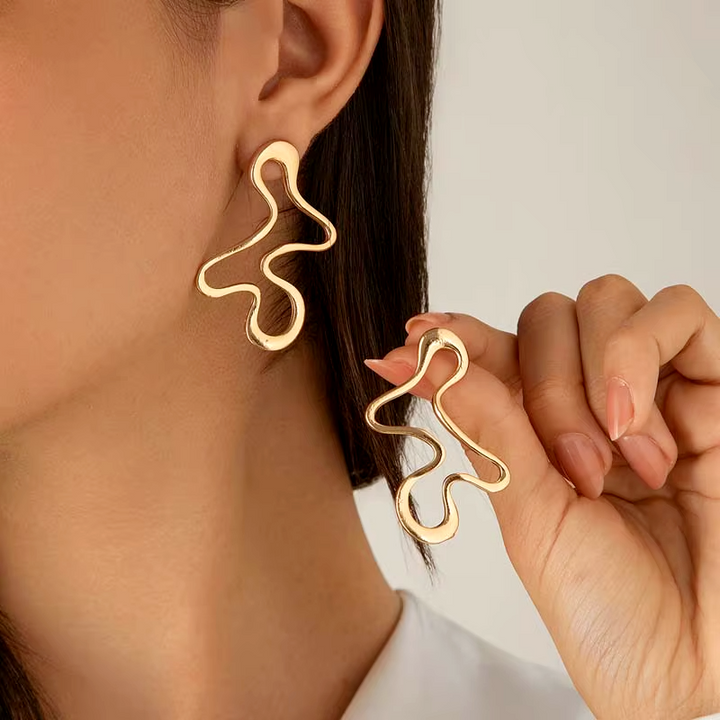 Squiggle Abstract Earrings