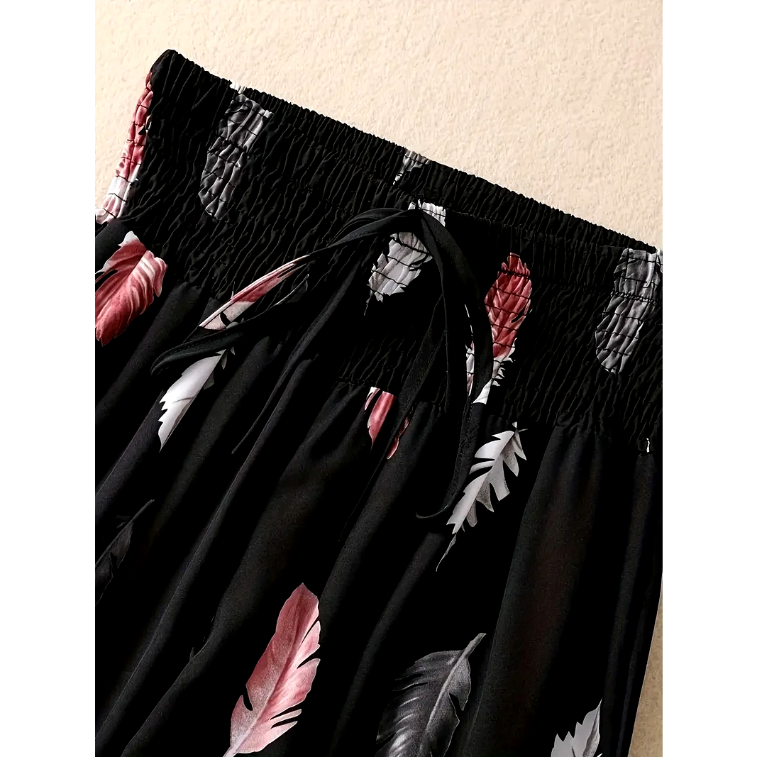 Imara Floral Straight-Leg Pants