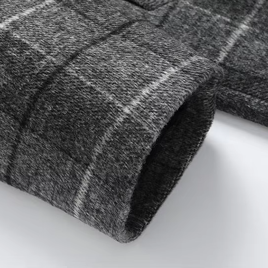 Harris Wool Plaid Overcoat