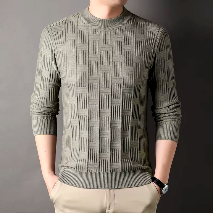 Aston Jacquard Crewneck Sweater