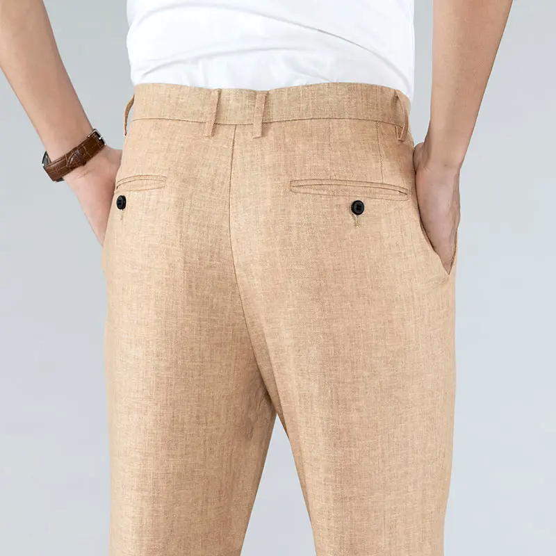 Mocha Linen Pants