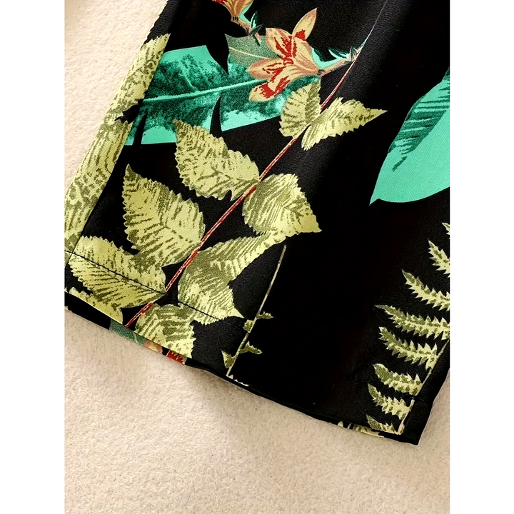 Imara Floral Straight-Leg Pants