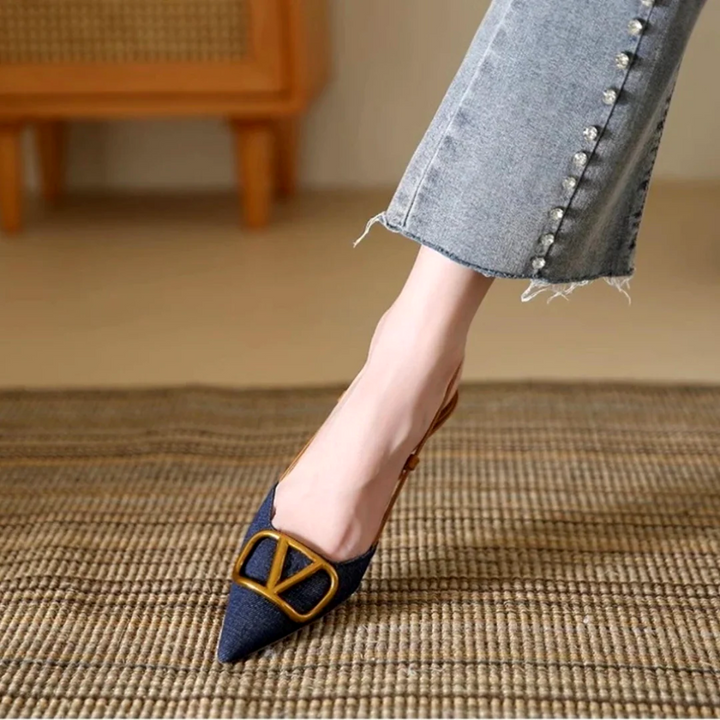 Catalina Slingback Stiletto Heel