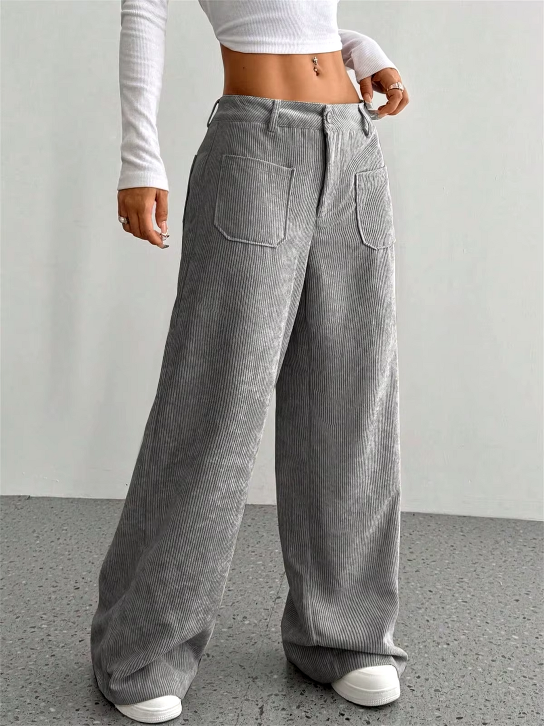 Brooke Corduroy Wide Leg Pant