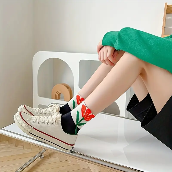 Daisy Floral Sock Set