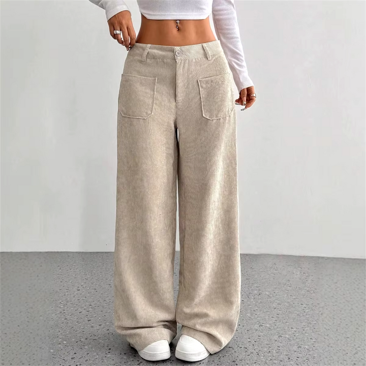 Brooke Corduroy Wide Leg Pant
