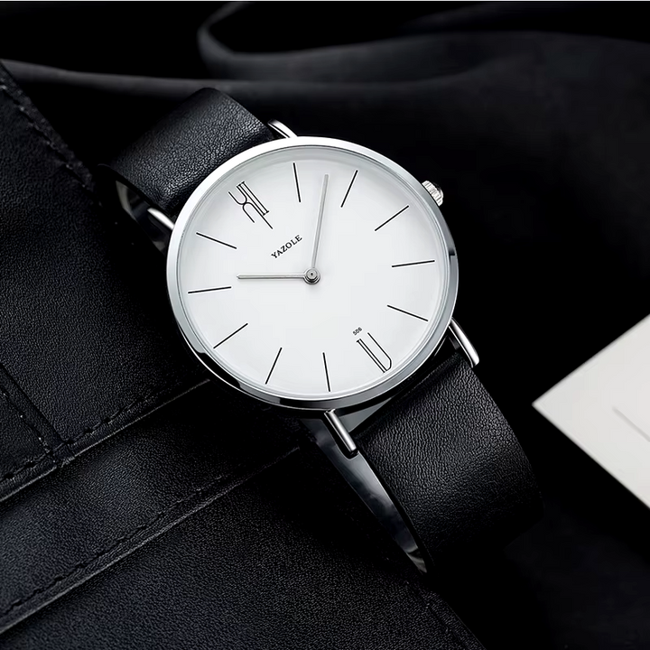 Yazole Bennett Leather Watch