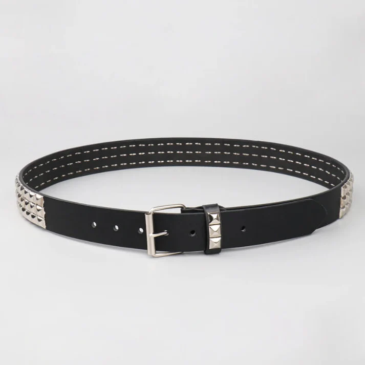 Rebel Studded Leather Belt