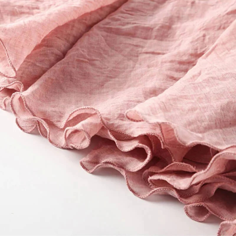 Elena Linen Maxi Skirt