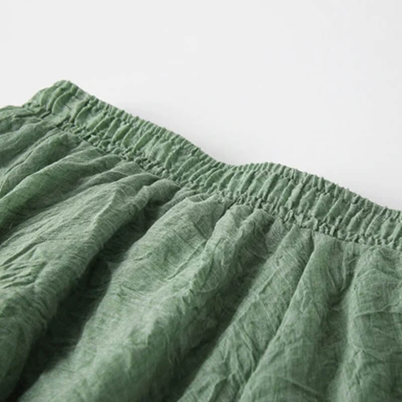 Elena Linen Maxi Skirt