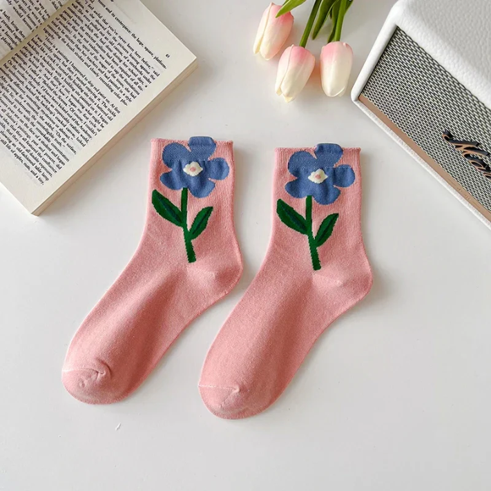 Daisy Floral Sock Set